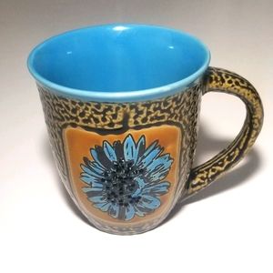 🛍️ 2️⃣/💲2️⃣5️⃣ DEAL! Blue floral Spectrum mug